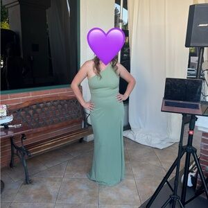 BHLDN Sage Green Fabric